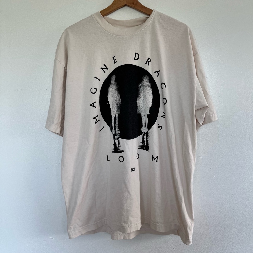 Imagine Dragons Loom World Tour 2024 T-Shirt Mens Large Music Rock Band Tee